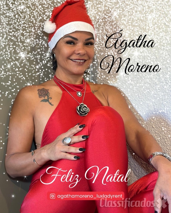 HOHOHO MAMÃE NATAL CHEGOU! PORNO STAR ÁGATHA MORENO CARIOCA