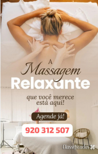 Massagem relaxante e profunda