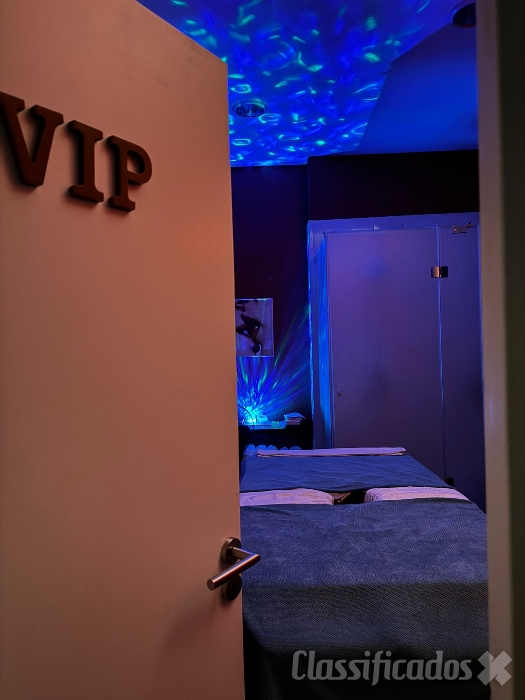 ✨MASSAGEM VIP MILKING TABLE✨ com duche juntos