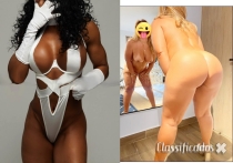 LOIRA  E NEGRA juntas orgasmo a dobrar 912931972