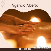 MASSAGEM REVITALIZANTE COM PEDRAS GEOTERMAL - TELHEIRAS
