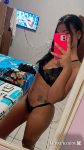 Preta do oral babadinho
