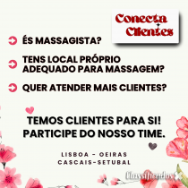 Trabalhamos para que tenhas mais clientes! ENTRE EM CONTACTO