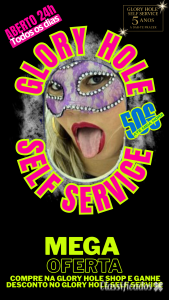 O 1° GLORY HOLE COM CONA EXPOSTA AGORA COM DUAS CABINES 24HS